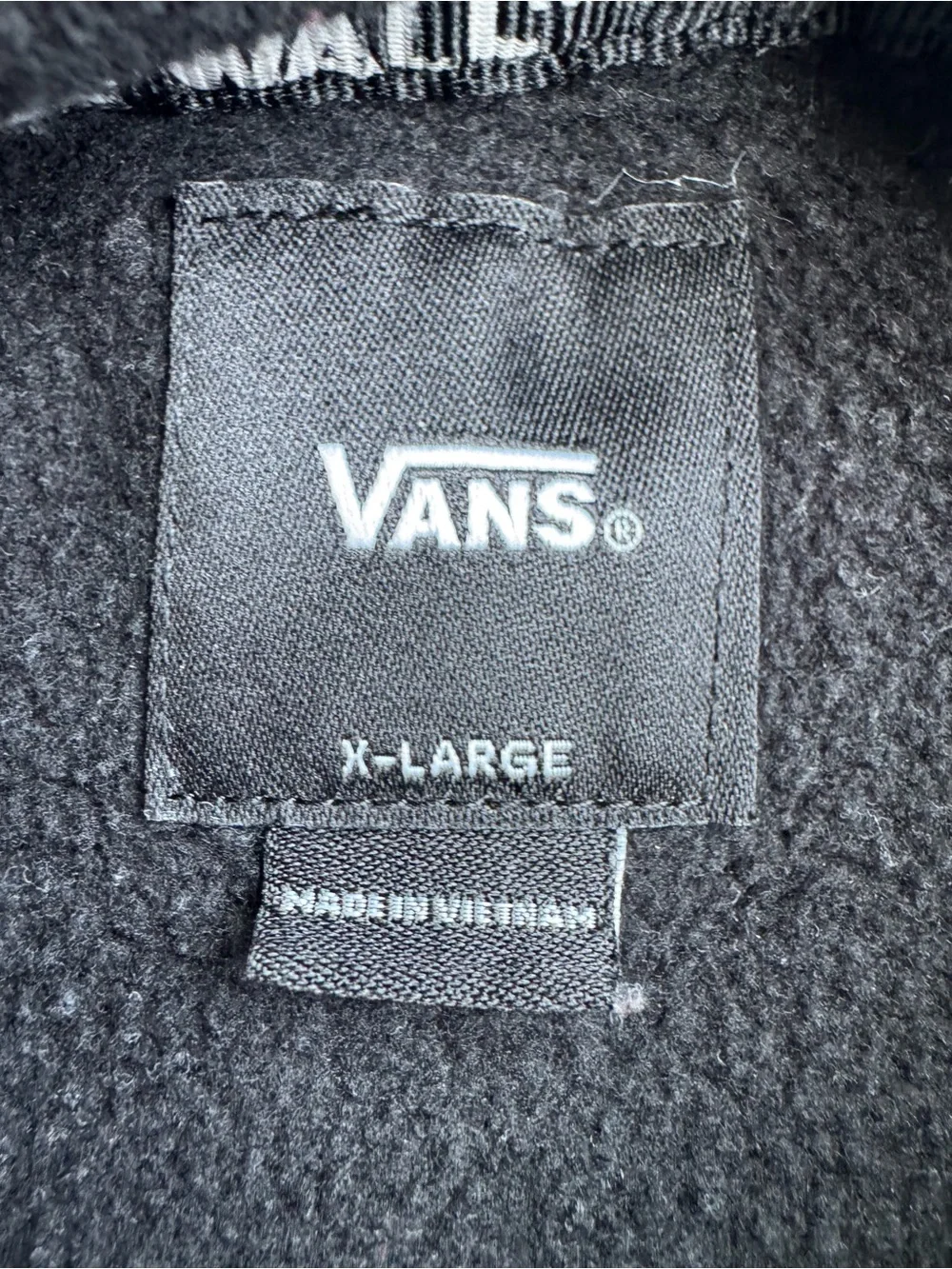 VANS DIGI FLAMES HOODIE Youth XL cotton extra large YXL black orange pocket emo